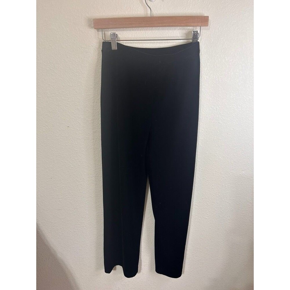 Petite Sophisticate Vintage Black Velou pull-on r Strech pants size P